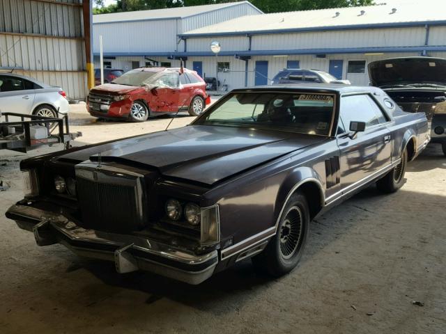 7Y89A871509 - 1977 LINCOLN CONTINENTL BROWN photo 2
