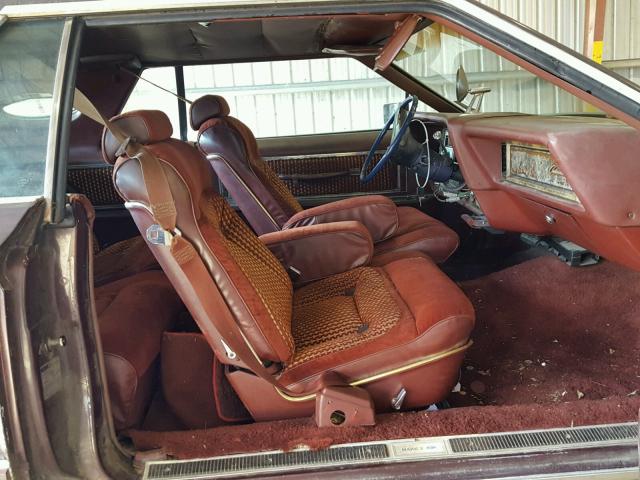 7Y89A871509 - 1977 LINCOLN CONTINENTL BROWN photo 5