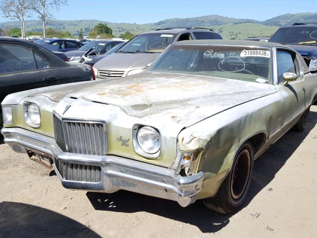 276571A153976 - 1971 PONTIAC GRAND PRIX GREEN photo 2