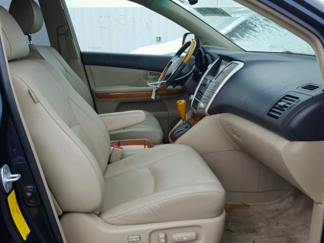 JTJHW31U872010307 - 2007 LEXUS RX 400H BLUE photo 5