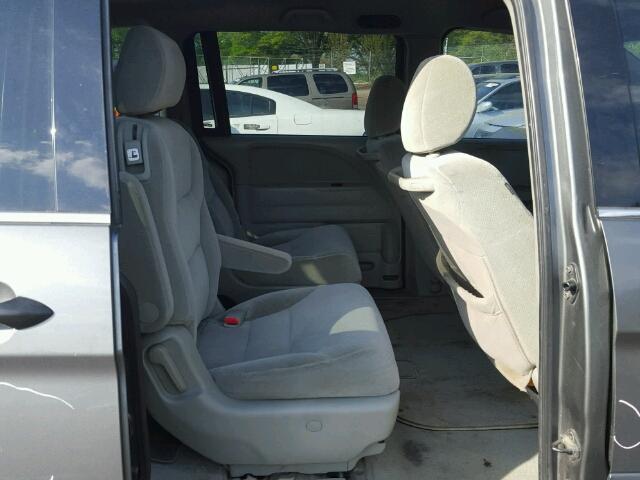 5FNRL38288B033279 - 2008 HONDA ODYSSEY LX GRAY photo 6