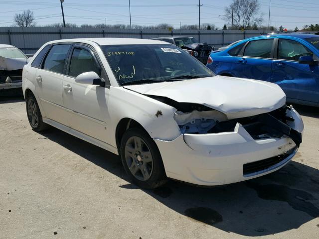 1G1ZT61806F240184 - 2006 CHEVROLET MALIBU MAX WHITE photo 1