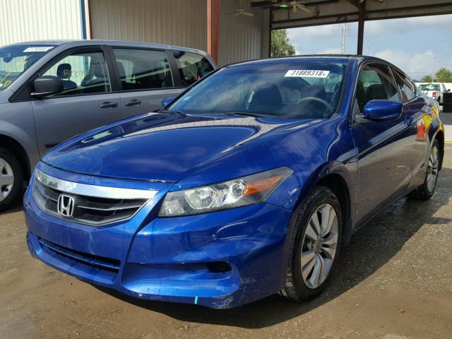 1HGCS1B8XBA013191 - 2011 HONDA ACCORD EXL BLUE photo 2