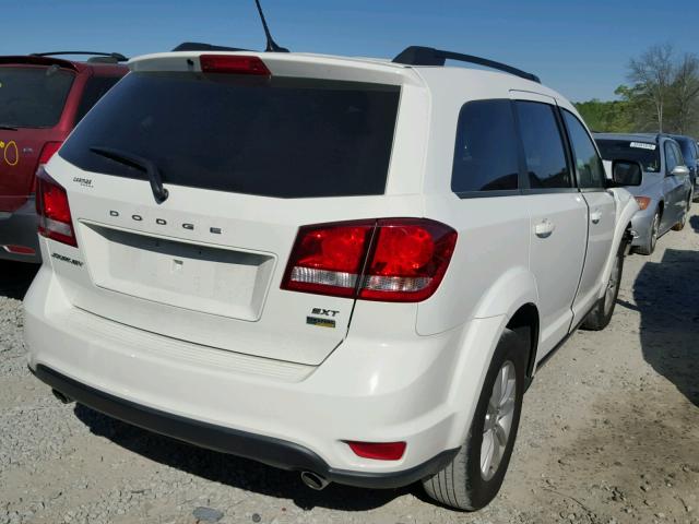 3C4PDCBG1HT523377 - 2017 DODGE JOURNEY SX WHITE photo 4