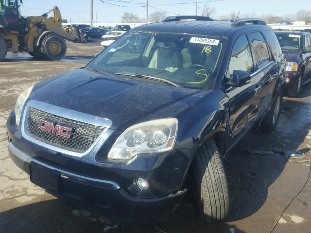 1GKER23718J111912 - 2008 GMC ACADIA SLT ლურჯი ფოტო 2