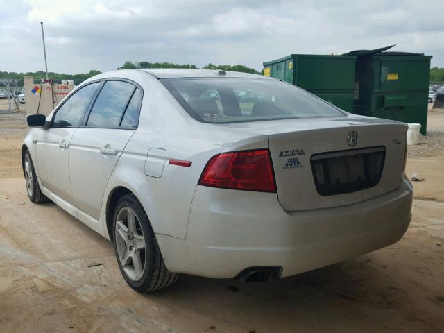 19UUA66286A002464 - 2006 ACURA 3.2TL WHITE photo 3