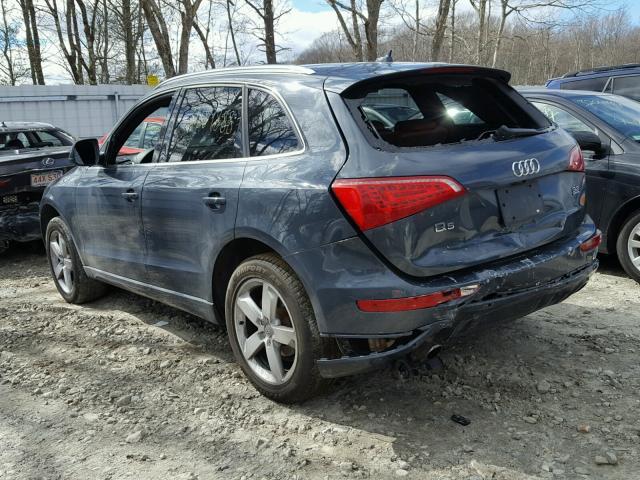 WA1VKAFP5AA091301 - 2010 AUDI Q5 PRESTIG BLUE photo 3