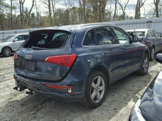 WA1VKAFP5AA091301 - 2010 AUDI Q5 PRESTIG BLUE photo 4