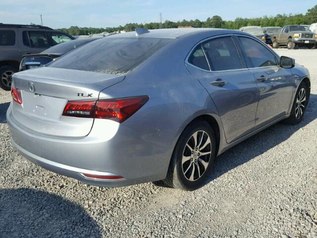 19UUB1F36GA008872 - 2016 ACURA TLX SILVER photo 4