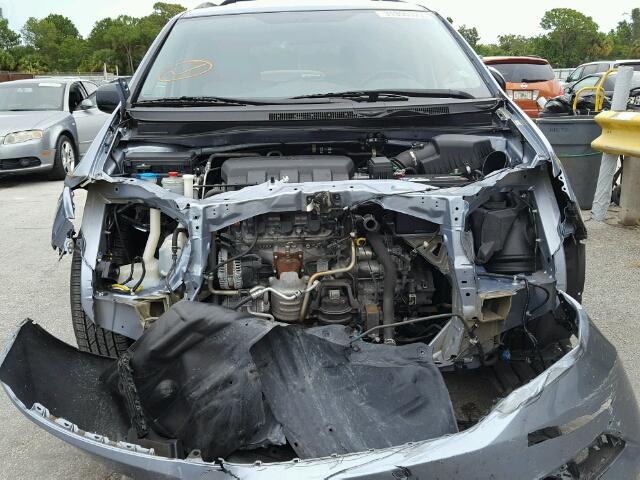 5FNRL5H40DB066431 - 2013 HONDA ODYSSEY EX BLUE photo 9