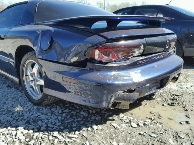 2G2FV22G122163280 - 2002 PONTIAC FIREBIRD F BLUE photo 9