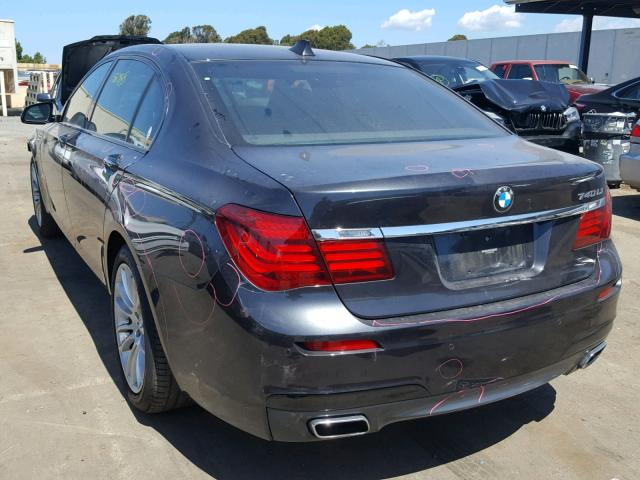 WBAYE4C59ED138006 - 2014 BMW 740 LI GRAY photo 3