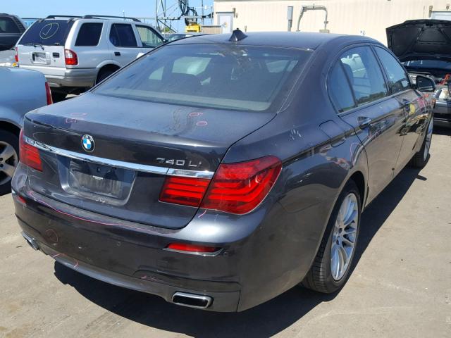 WBAYE4C59ED138006 - 2014 BMW 740 LI GRAY photo 4