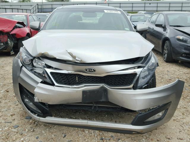 5XXGN4A77CG057852 - 2012 KIA OPTIMA EX SILVER photo 9