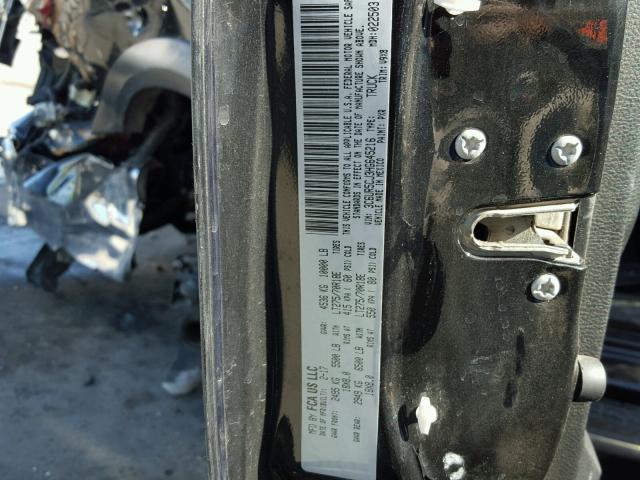 3C6UR5CJ3HG645216 - 2017 RAM 2500 ST BLACK photo 10