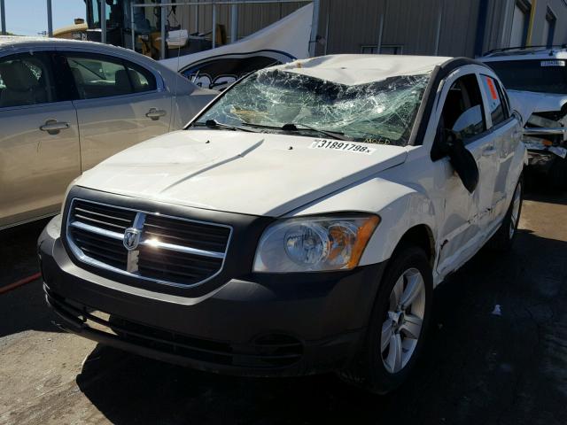 1B3CB3HA2AD611195 - 2010 DODGE CALIBER MA WHITE photo 2