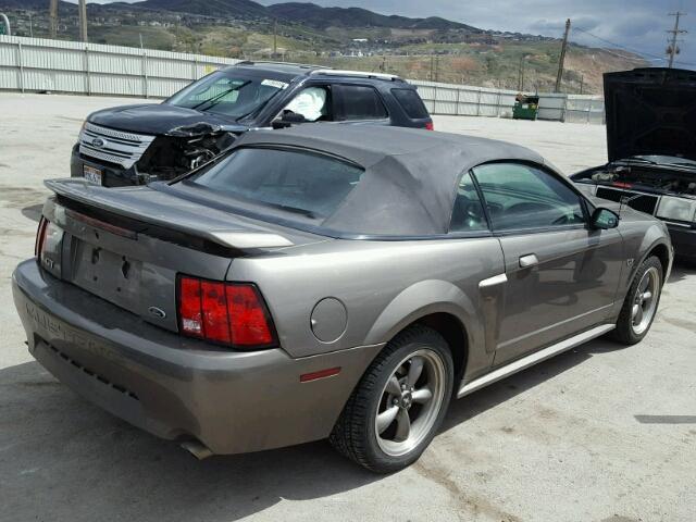 1FAFP45X22F134419 - 2002 FORD MUSTANG GT BROWN photo 4