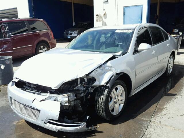 2G1WB5E32E1135084 - 2014 CHEVROLET IMPALA LIM SILVER photo 2