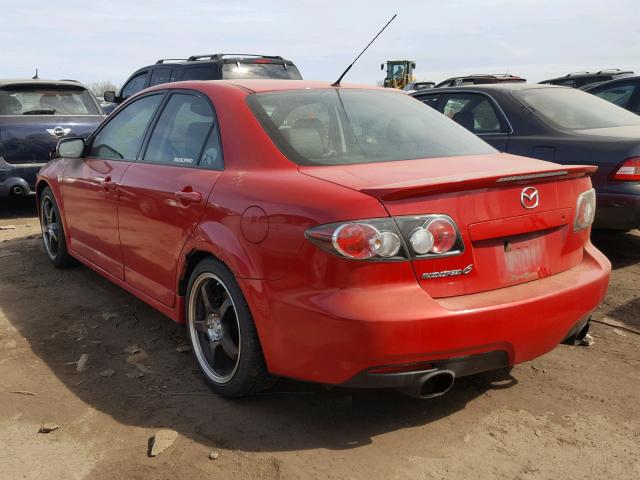 JM1GG12L761103457 - 2006 MAZDA SPEED 6 RED photo 3