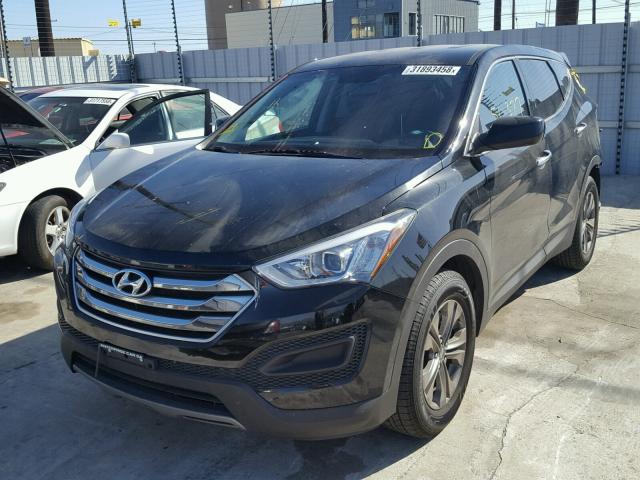 5XYZT3LB3GG328692 - 2016 HYUNDAI SANTA FE S BLACK photo 2