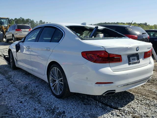 WBAJE5C35HG913605 - 2017 BMW 540 I WHITE photo 3