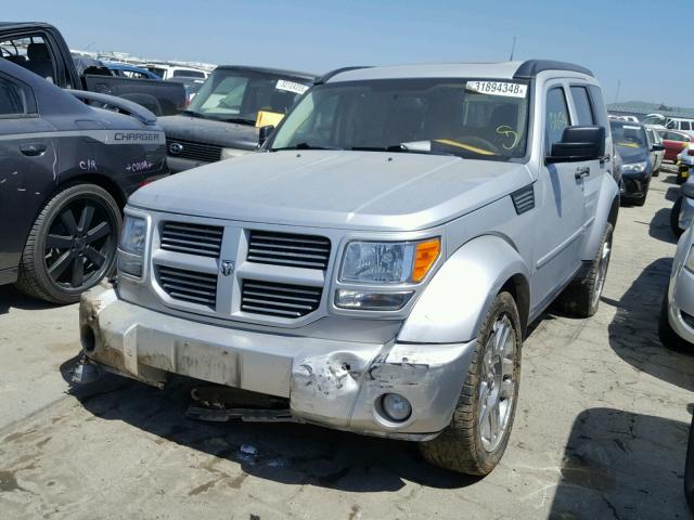 1D4PT4GX2BW508344 - 2011 DODGE NITRO HEAT SILVER photo 2