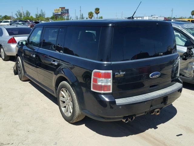 2FMEK62C09BA13476 - 2009 FORD FLEX SEL BLACK photo 3