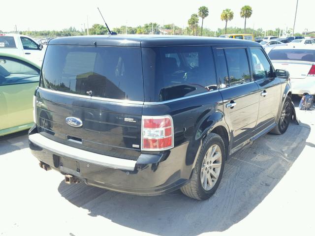 2FMEK62C09BA13476 - 2009 FORD FLEX SEL შავი ფოტო 4