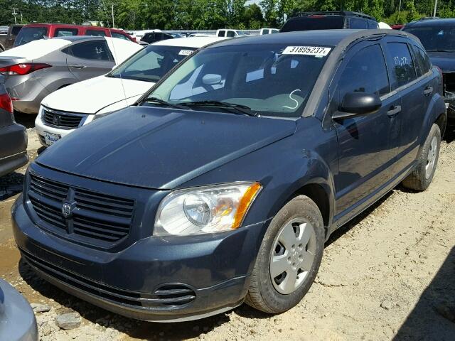 1B3HB28BX7D545044 - 2007 DODGE CALIBER SE BLUE photo 2