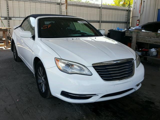 1C3BCBEB3CN215504 - 2012 CHRYSLER 200 TOURIN WHITE photo 1