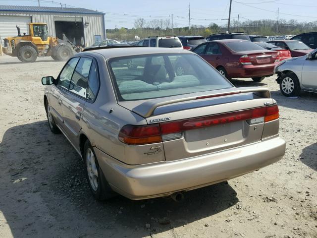 4S3BD4358X7252642 - 1999 SUBARU LEGACY L BEIGE photo 3