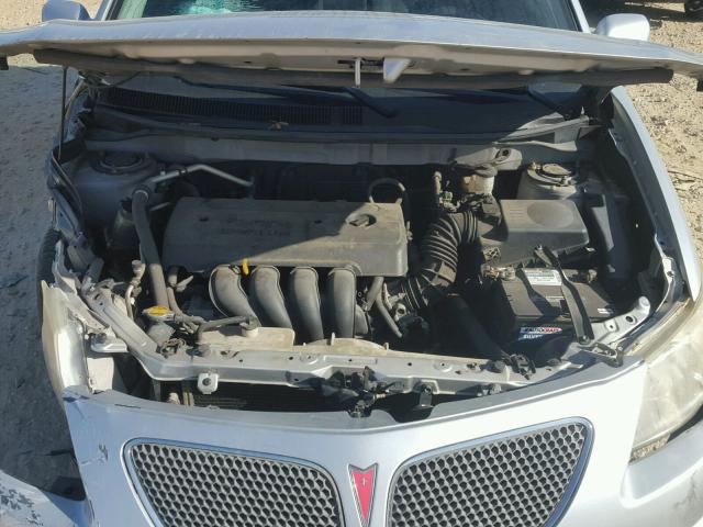 5Y2SL63805Z469791 - 2005 PONTIAC VIBE SILVER photo 7