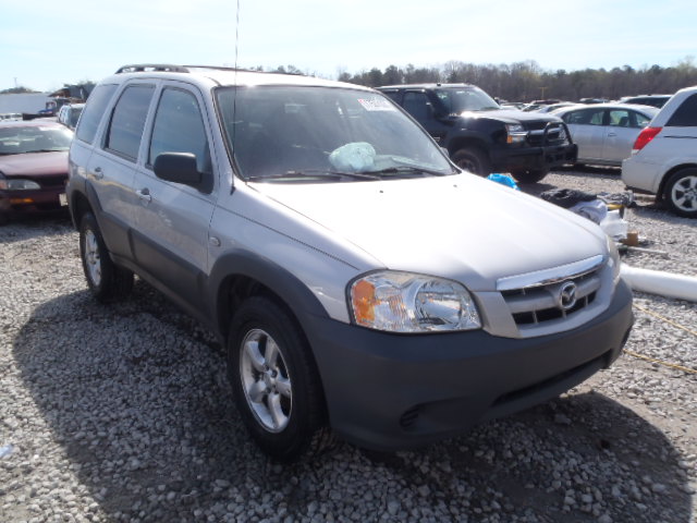 4F2YZ02Z25KM59093 - 2005 MAZDA TRIBUTE I SILVER photo 1