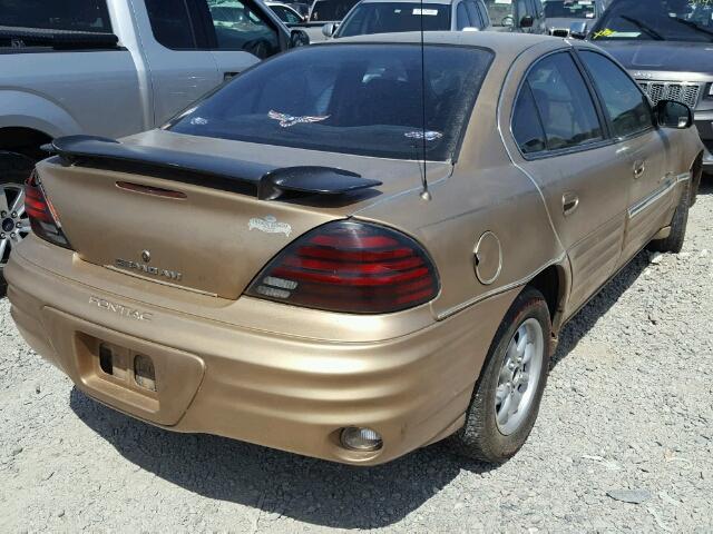 1G2NE52T5XM709316 - 1999 PONTIAC GRAND AM S Qızıl foto 4