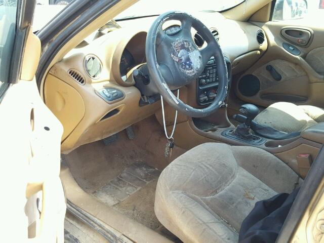 1G2NE52T5XM709316 - 1999 PONTIAC GRAND AM S Qızıl foto 9