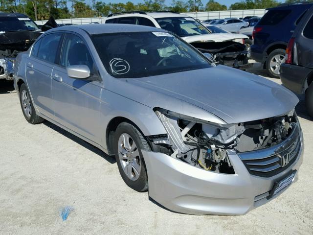 1HGCP2F66CA202597 - 2012 HONDA ACCORD SE SILVER photo 1