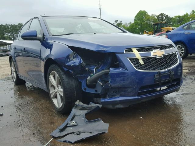 1G1PG5SC3C7300697 - 2012 CHEVROLET CRUZE LT BLUE photo 1