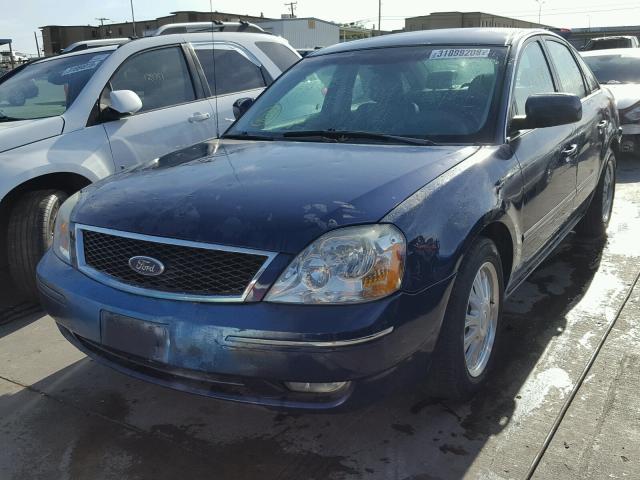 1FAFP24115G145010 - 2005 FORD FIVE HUNDR BLUE photo 2