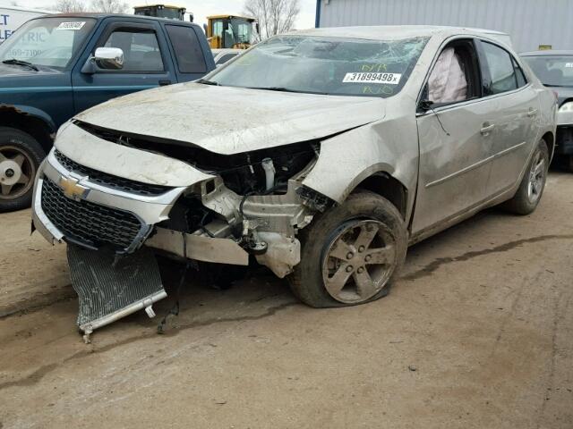 1G11B5SLXFF347868 - 2015 CHEVROLET MALIBU LS TAN photo 2