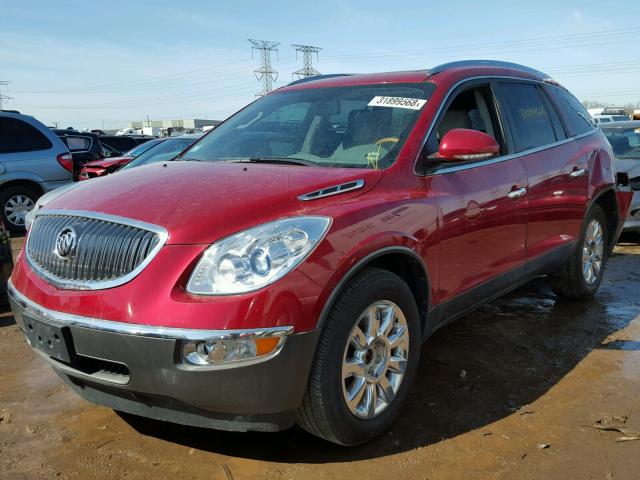 5GAKRCED5CJ244075 - 2012 BUICK ENCLAVE RED photo 2