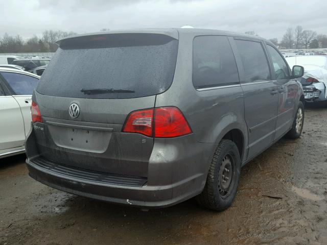 2V4RW4D19AR229452 - 2010 VOLKSWAGEN ROUTAN S GRAY photo 4