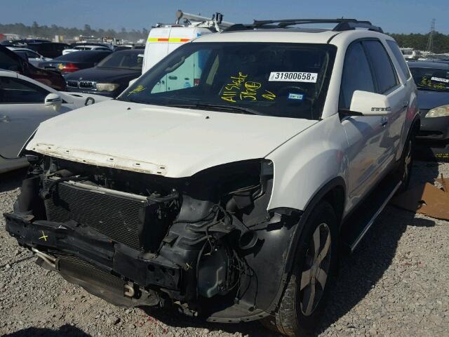 1GKKRRED1CJ204758 - 2012 GMC ACADIA SLT თეთრი ფოტო 2