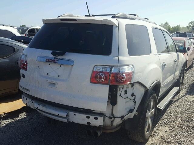 1GKKRRED1CJ204758 - 2012 GMC ACADIA SLT თეთრი ფოტო 4