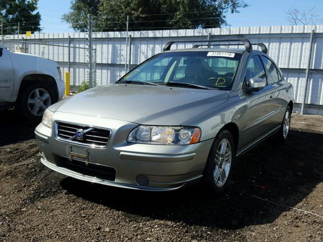 YV1RS592272603494 - 2007 VOLVO S60 2.5T GREEN photo 2