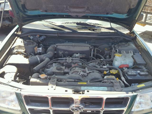JF1SF6557XH707466 - 1999 SUBARU FORESTER S GREEN photo 7