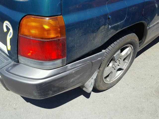 JF1SF6557XH707466 - 1999 SUBARU FORESTER S GREEN photo 9