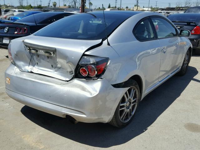 JTKDE167X80240500 - 2008 TOYOTA SCION TC SILVER photo 4