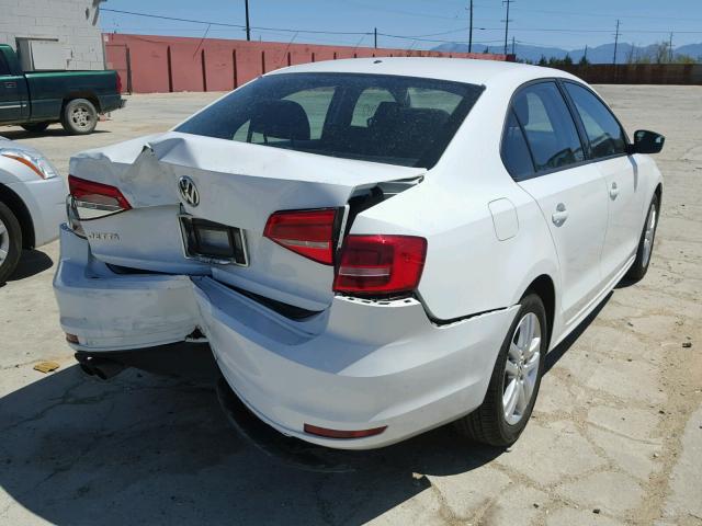 3VW1K7AJ0FM356790 - 2015 VOLKSWAGEN JETTA BASE 白色 照片 4