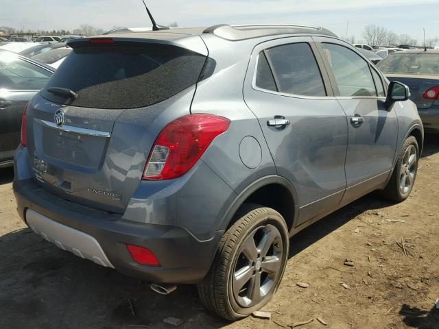 KL4CJHSB4EB655078 - 2014 BUICK ENCORE GRAY photo 4