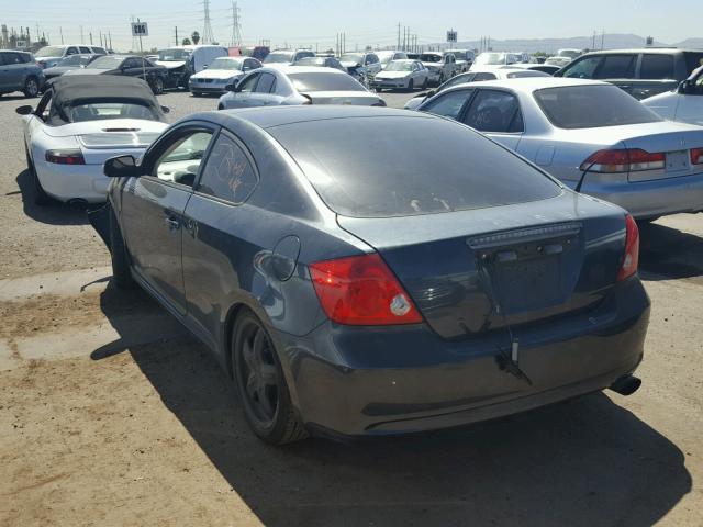JTKDE177660104943 - 2006 TOYOTA SCION TC 灰色 照片 3